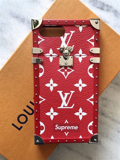 fake louis vuitton supreme iphone x case|More.